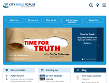 Tablet Screenshot of citybibleforum.org